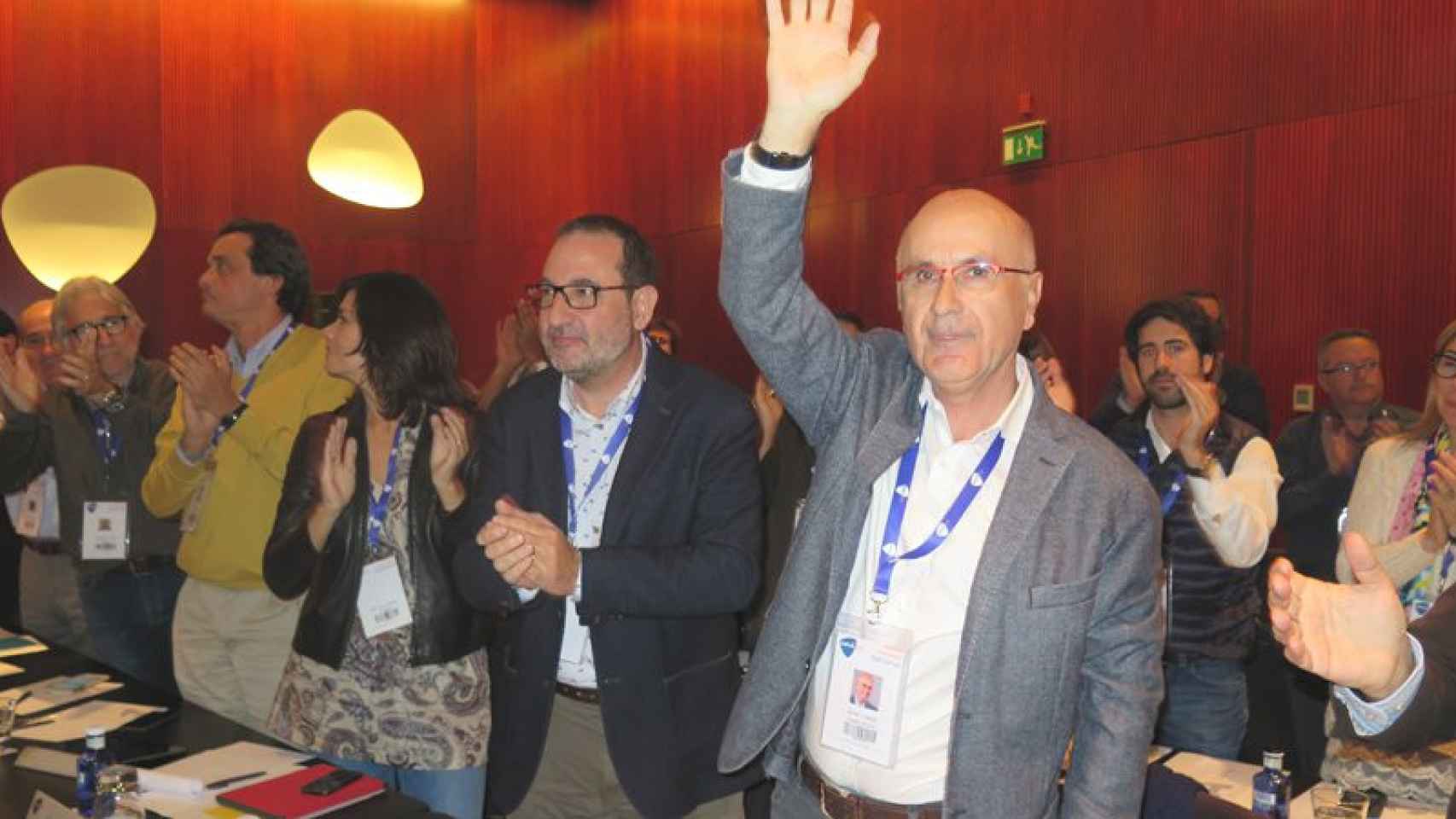 El exlíder de Unió, Josep Antoni Duran Lleida (d), junto al secretario general del partido, Ramon Espadaler / CG