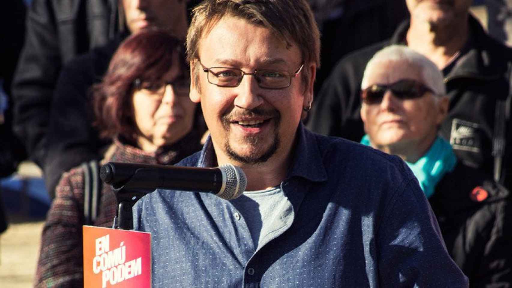 El candidato de En Comú Podem, Xavier Domènech.