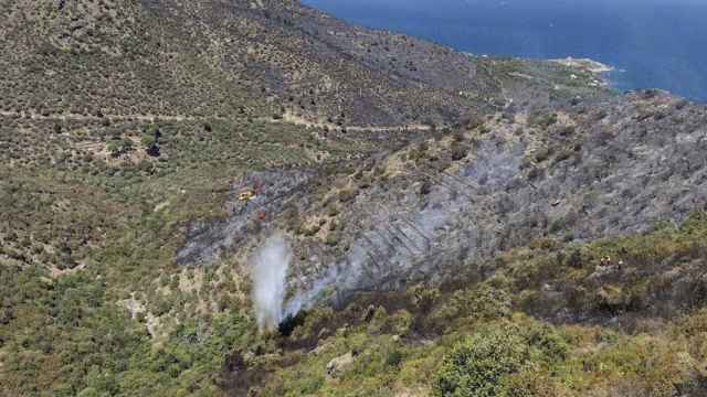 Zona del Cap de Creus afectada por el incendio / BOMBERS