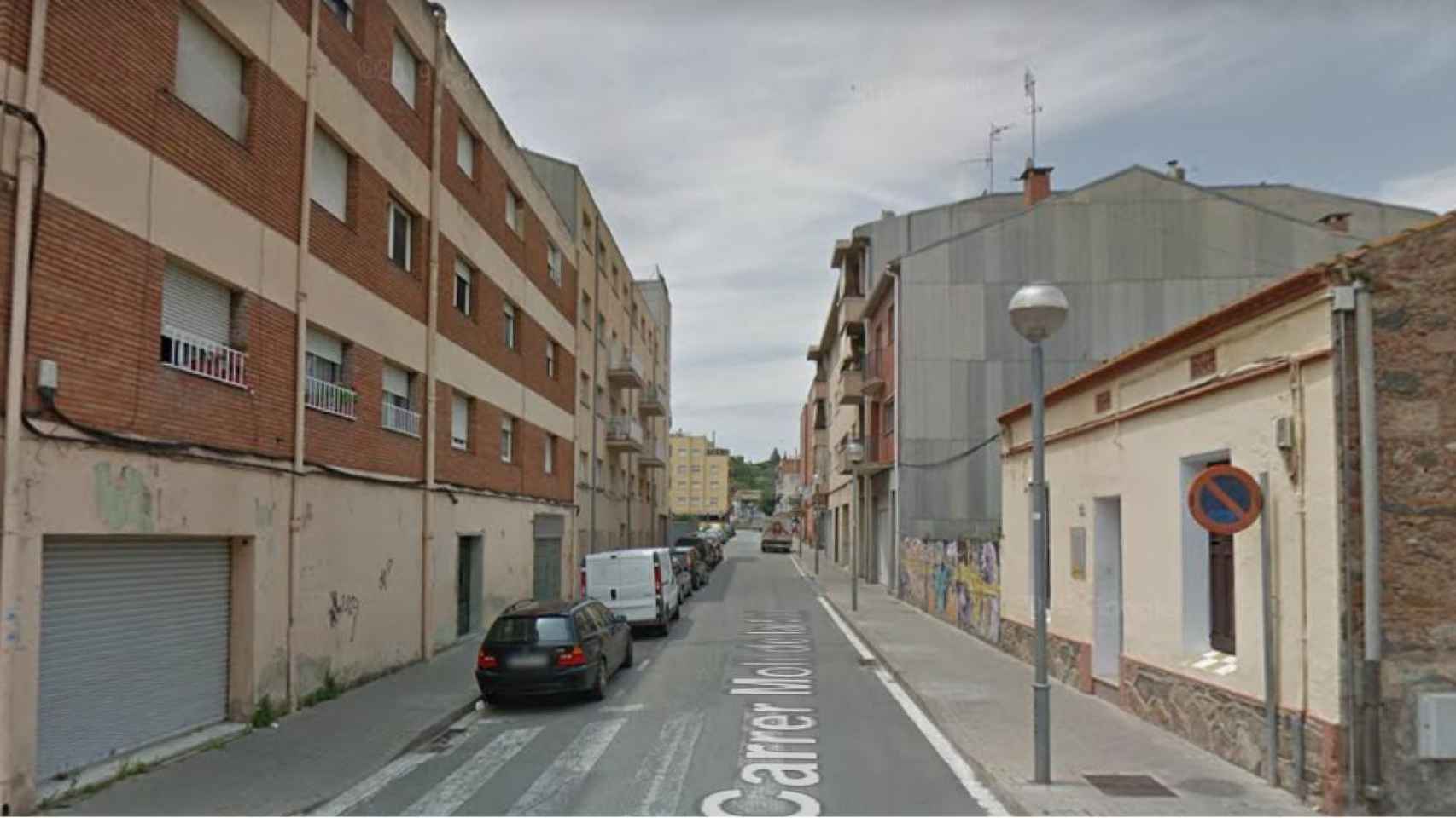 La calle de Canovelles donde se ha producido la explosión / GOOGLE