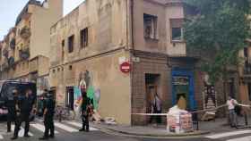 Desalojo de una casa 'okupa' en Gràcia / EUROPA PRESS