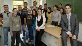 Un grupo de profesores sirios que participaron en un curso organizado por la UIMP, una de las universidades españolas con programas internacionales.