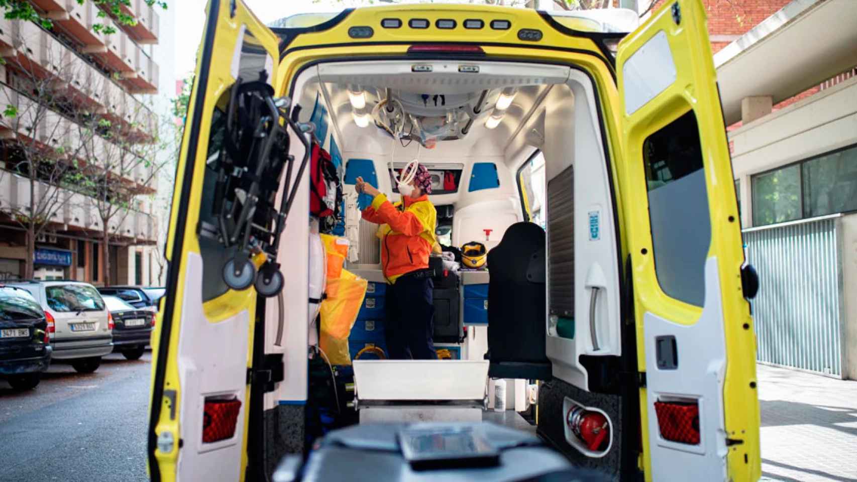 Una ambulancia del SEM como las que opera Falck en el Vallès, Baix Llobregat / EP
