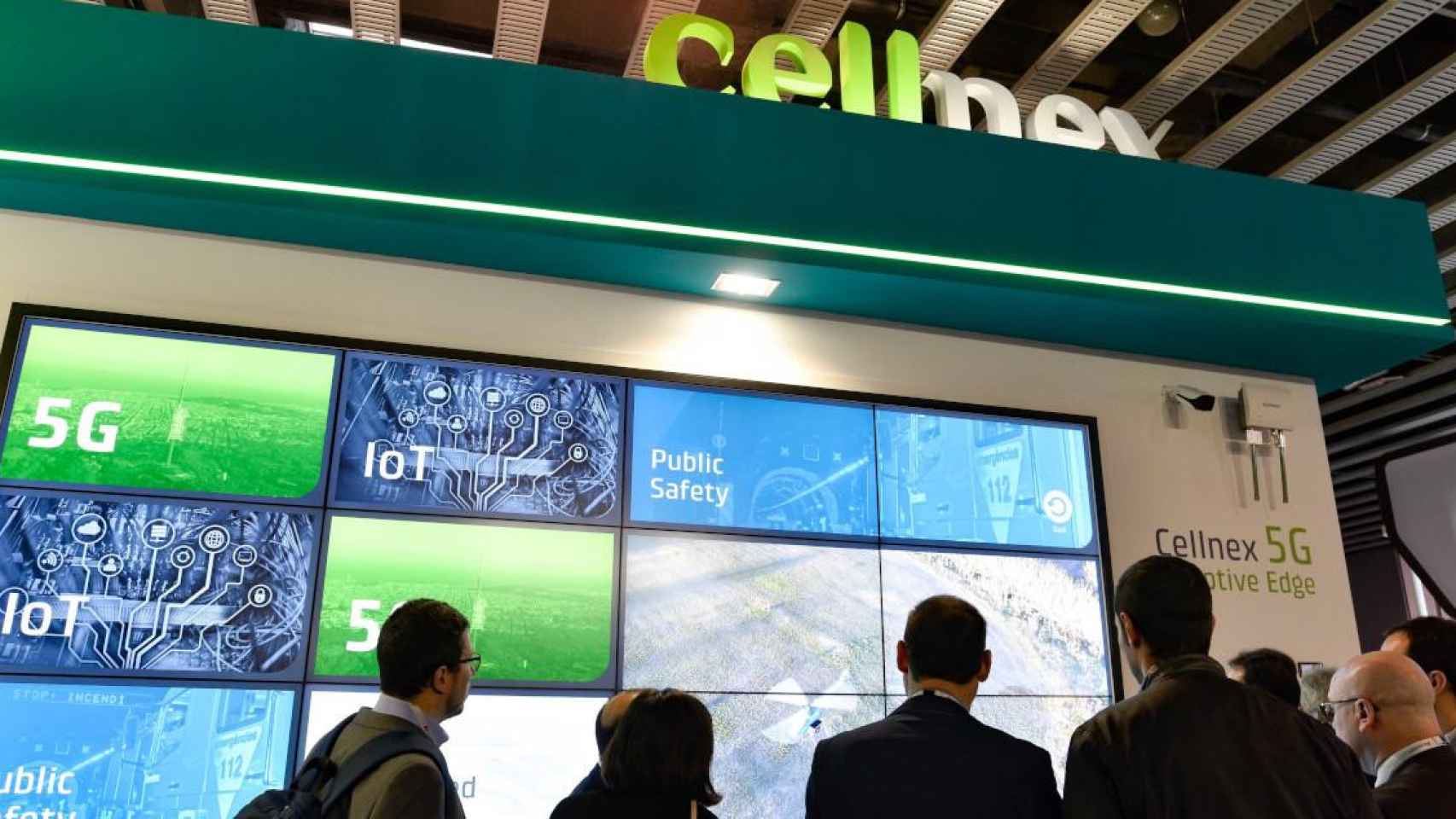 El estand de Cellnex en el Mobile World Congress (MWC) de Barcelona de 2019 / CELLNEX