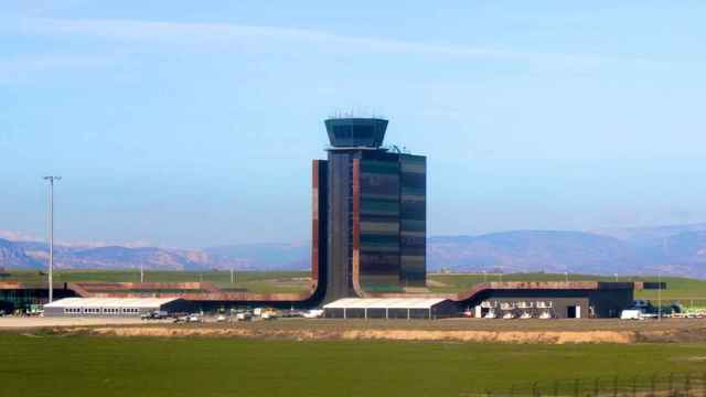 Vista general del aeropuerto de Lleida-Alguaire, que gestiona la Generalitat de Cataluña