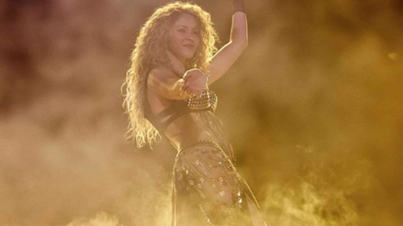Una foto de Shakira en un concierto