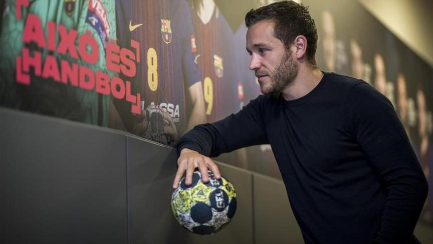 Víctor Tomás se gana el corazón de todos los barcelonistas