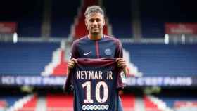 Neymar, en su presentación con el PSG | EFE