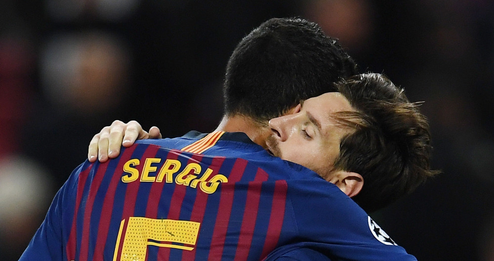 Messi y Busquets en una foto de archivo / EFE