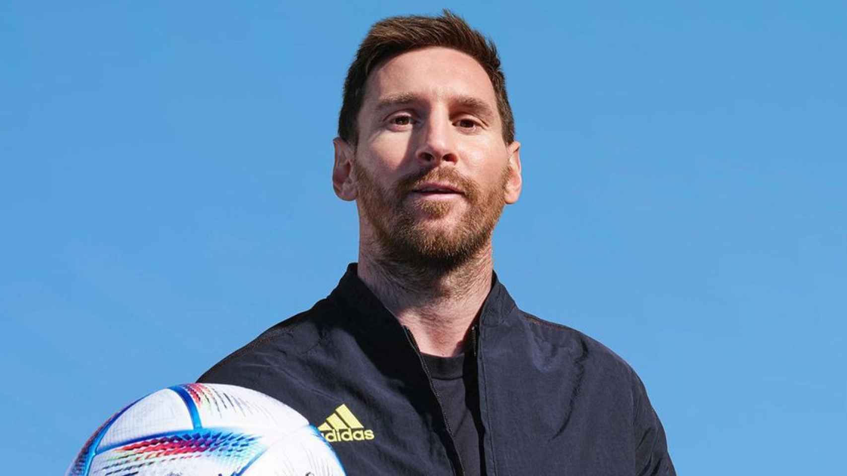 Messi, durante una publicidad con Adidas, antes del Mundial de Qatar / REDES