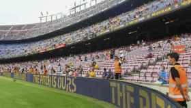 El Camp Nou con público contra la Real Sociedad / FC Barcelona