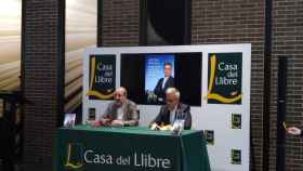 Bassas y Font en la presentación del libro en la Casa del Llibre/ Oriol Q.