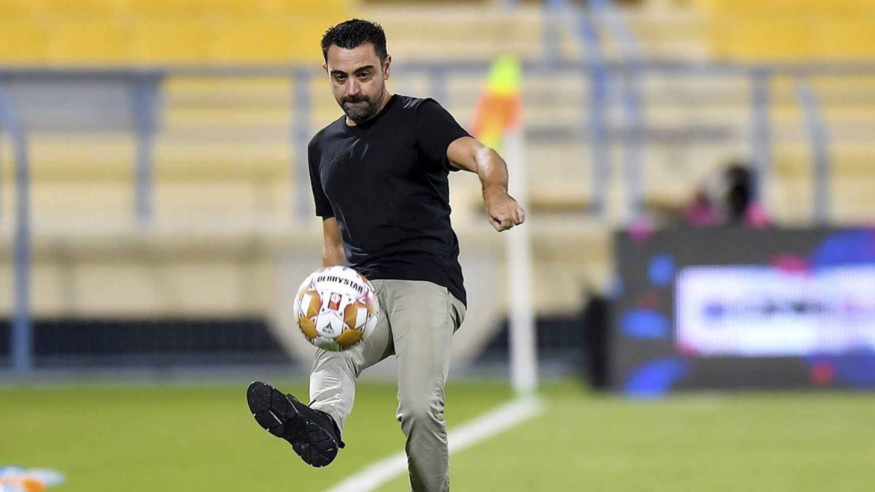 Xavi Hernández, en su último partido contra el Al-Sadd / EFE