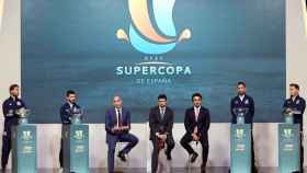 Rubiales presentando la Supercopa de España / EFE