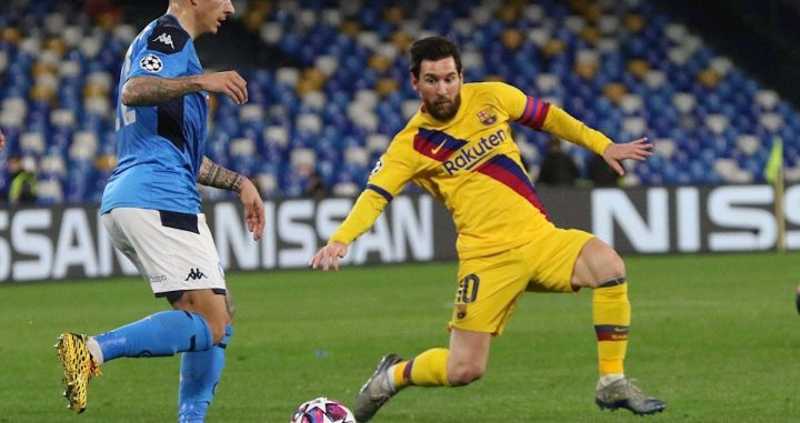 Messi en San Paolo / EFE