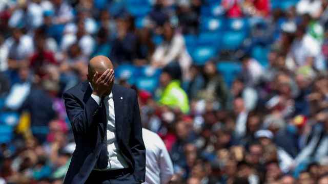 Una foto de Zinedine Zidane durante el Real Madrid - Betis / EFE