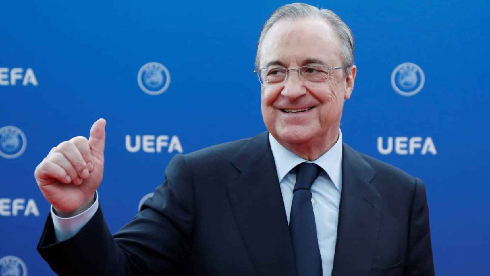 Florenino Pérez en un acto de la UEFA / EFE