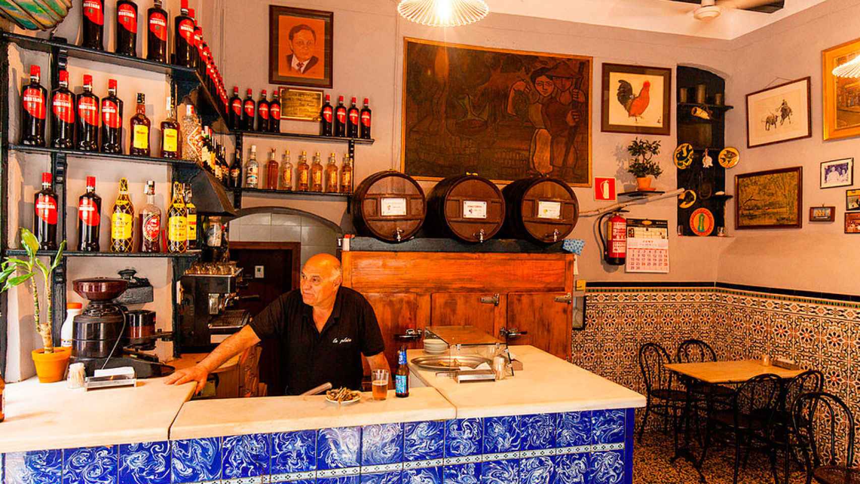Imagen del bar al que acudió Alberto Núñez Feijóo en Barcelona / Cedida