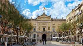 Plaza del ayuntamiento de Tarragona, ciudad del cargo de Convergencia que presuntamente acosaba sexualmente a jóvenes del partido