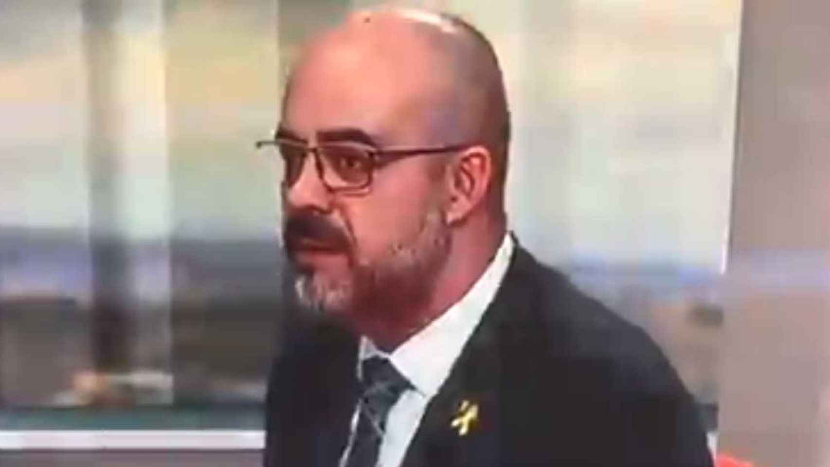 Miquel Buch, consejero de Interior de la Generalitat, entrevistado en TV3