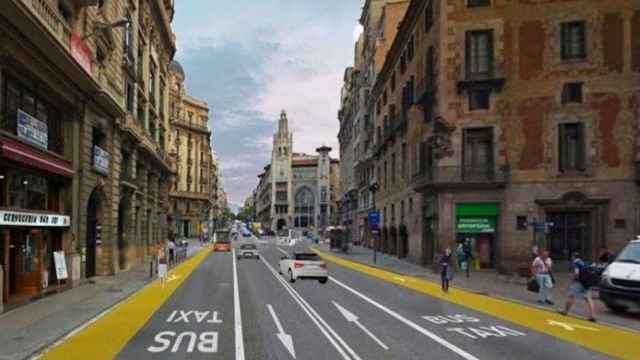 Ampliación de aceras previsto en el plan movilidad de Barcelona / AJ. BCN