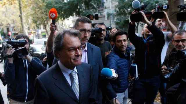 Artur Mas, expresidente de la Generalitat el pasado lunes a su llegada a la reunión del comité nacional del PDeCAT en Barcelona / EFE