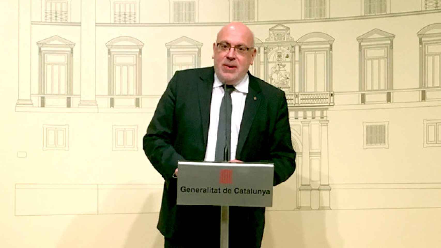 Jordi Baiget, consejero de Empresa y Conocimiento, en el Palau de la Generalitat / CG