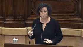 La diputada del PSC, Alícia Romero, durante el debate de presupuestos de la Generalitat de 2017 / PSC