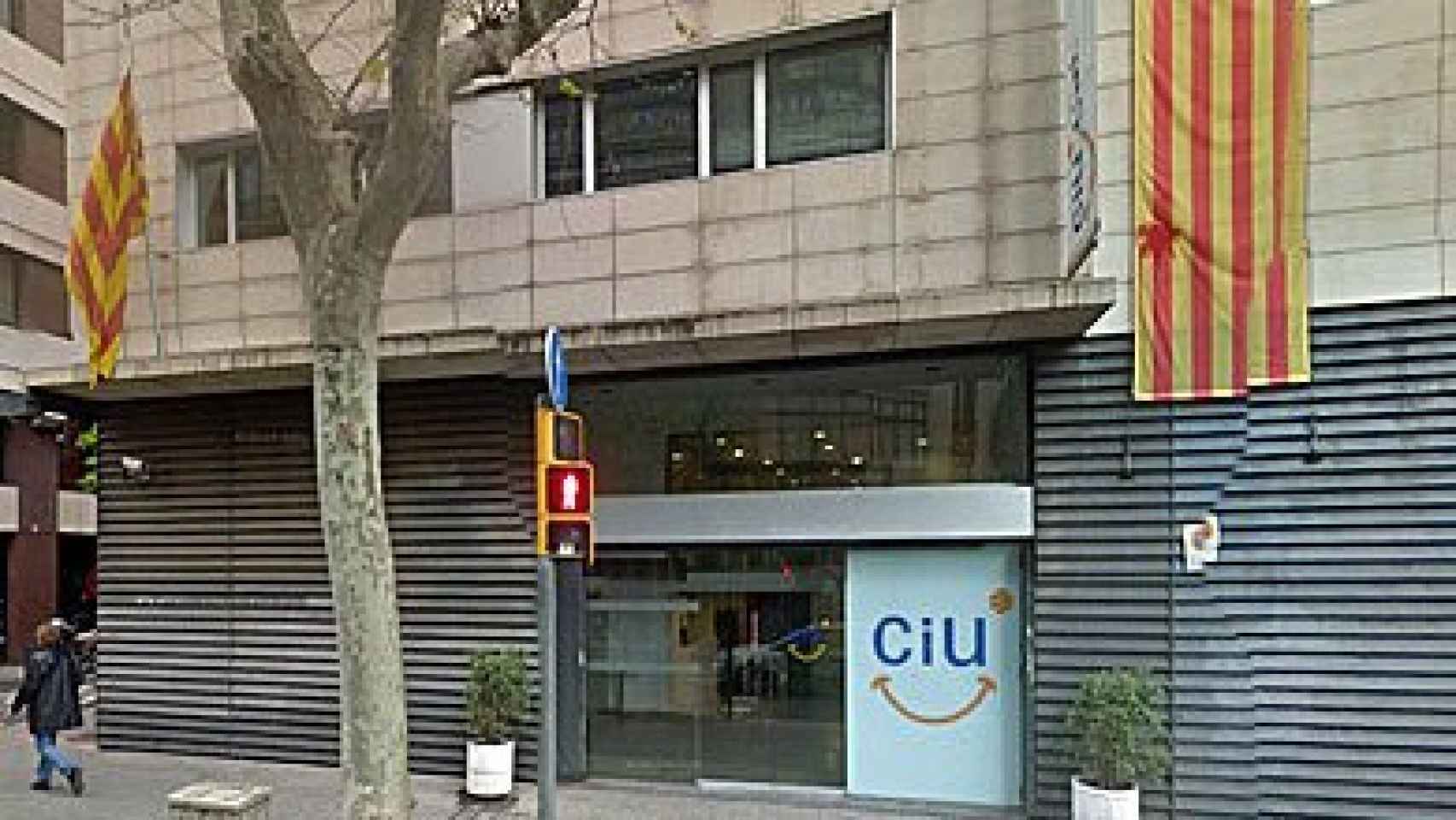 Sede central de CDC en la calle Córcega de Barcelona