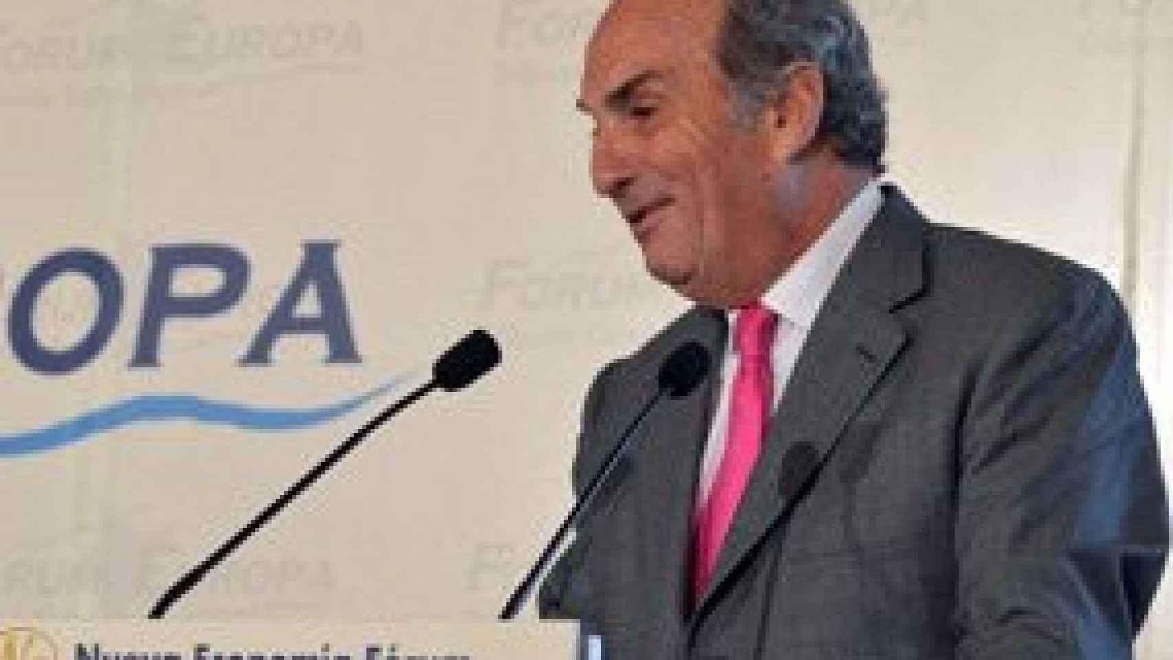 El presidente de Fomento del Trabajo, Joaquim Gay de Montellà, durante su intervención