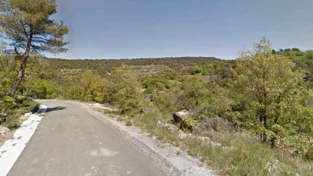 Inmediaciones de la zona donde cayó el hombre al perder el control del paramotor y ha resultado herido grave / GOOGLE STREET VIEW