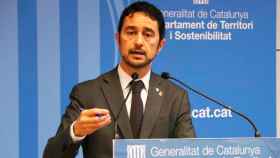 Damià Calvet, consejero de Territorio y Sostenibilidad de la Generalitat, en una comparecencia pública anterior / CG