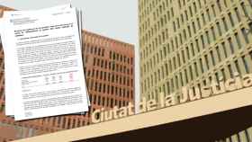 Captura de los documentos de la Generalitat y la Ciutat de la Justicia.