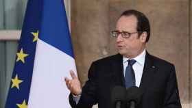 El presidente de Francia, François Hollande, durante las celebraciones de la fiesta nacional del 14 de julio, día de la Bastilla.