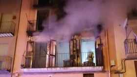El edificio en llamas de Balaguer / BOMBERS