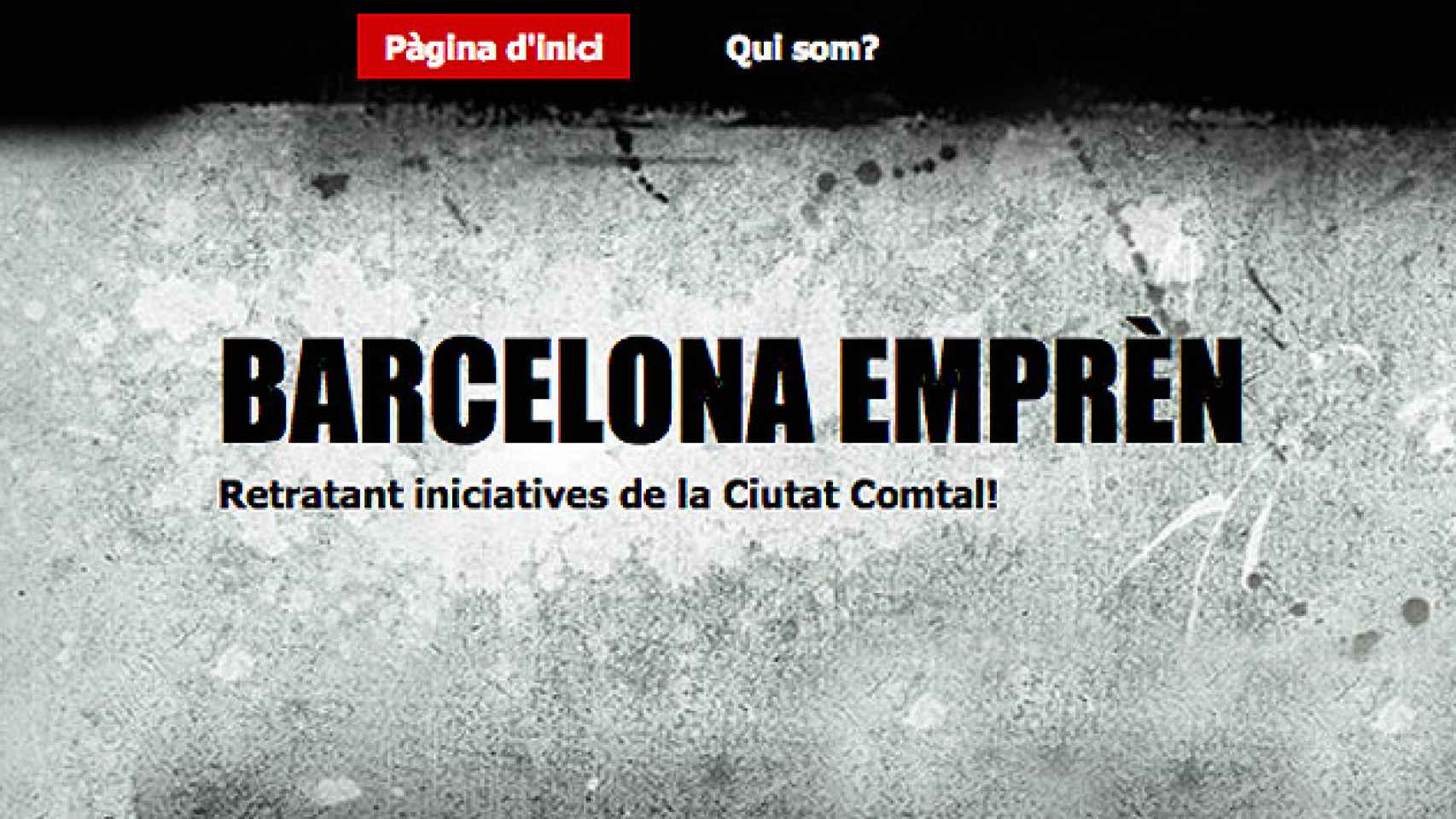 Página web de Barcelona emprèn / CG