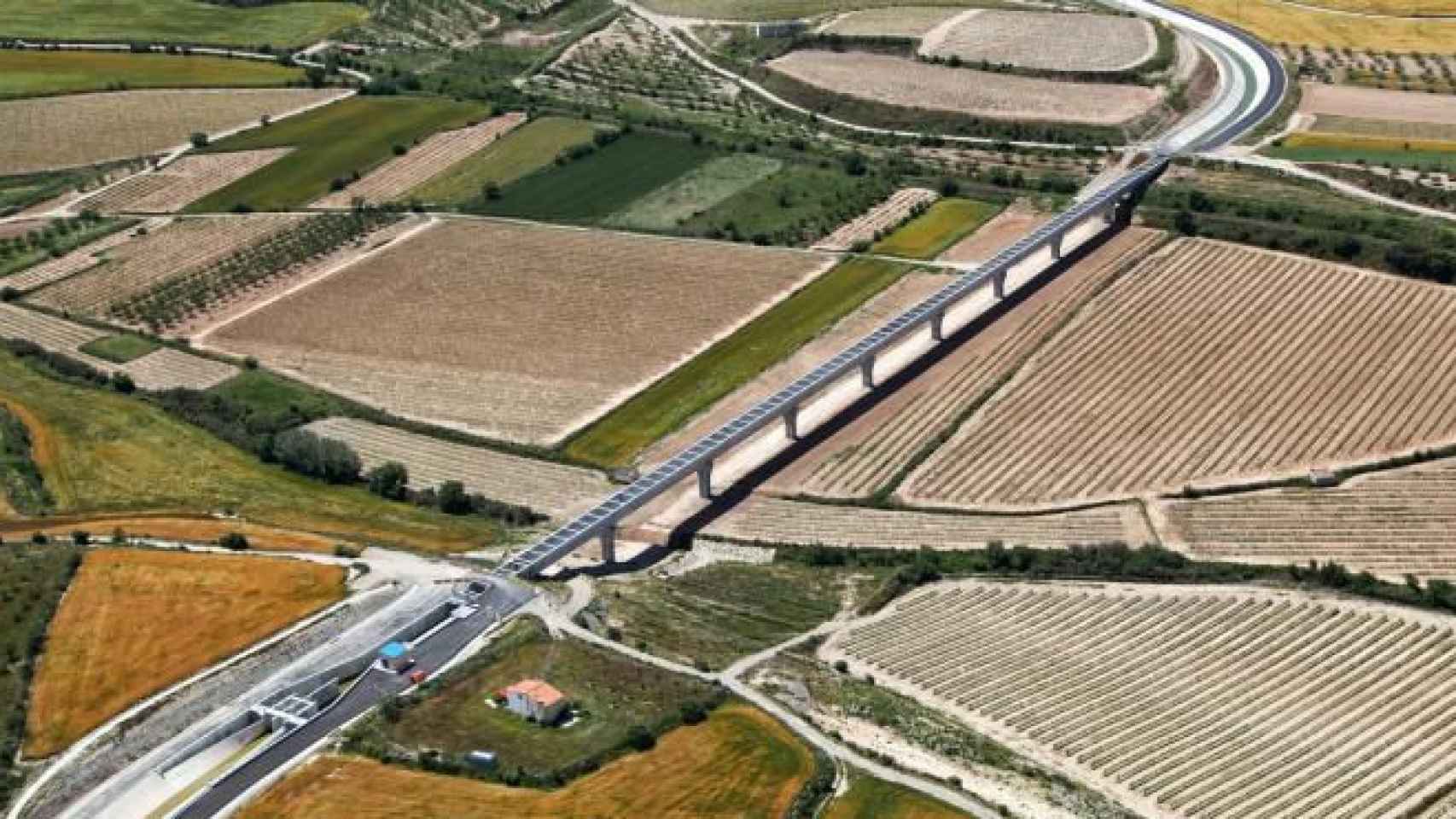 Imagen aérea del Canal Segarra-Garrigues / CG
