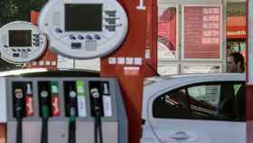 Imagen de una gasolinera en España, donde el carburante ha subido un 10% en los últimos seis meses.