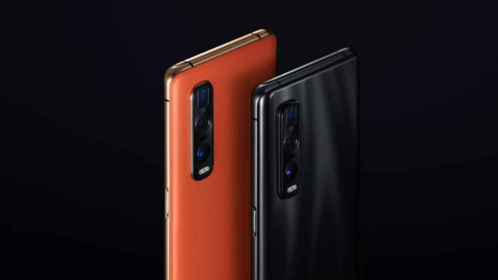 El teléfono OPPO Find X2 Pro en su versión en color negro y naranja / OPPO