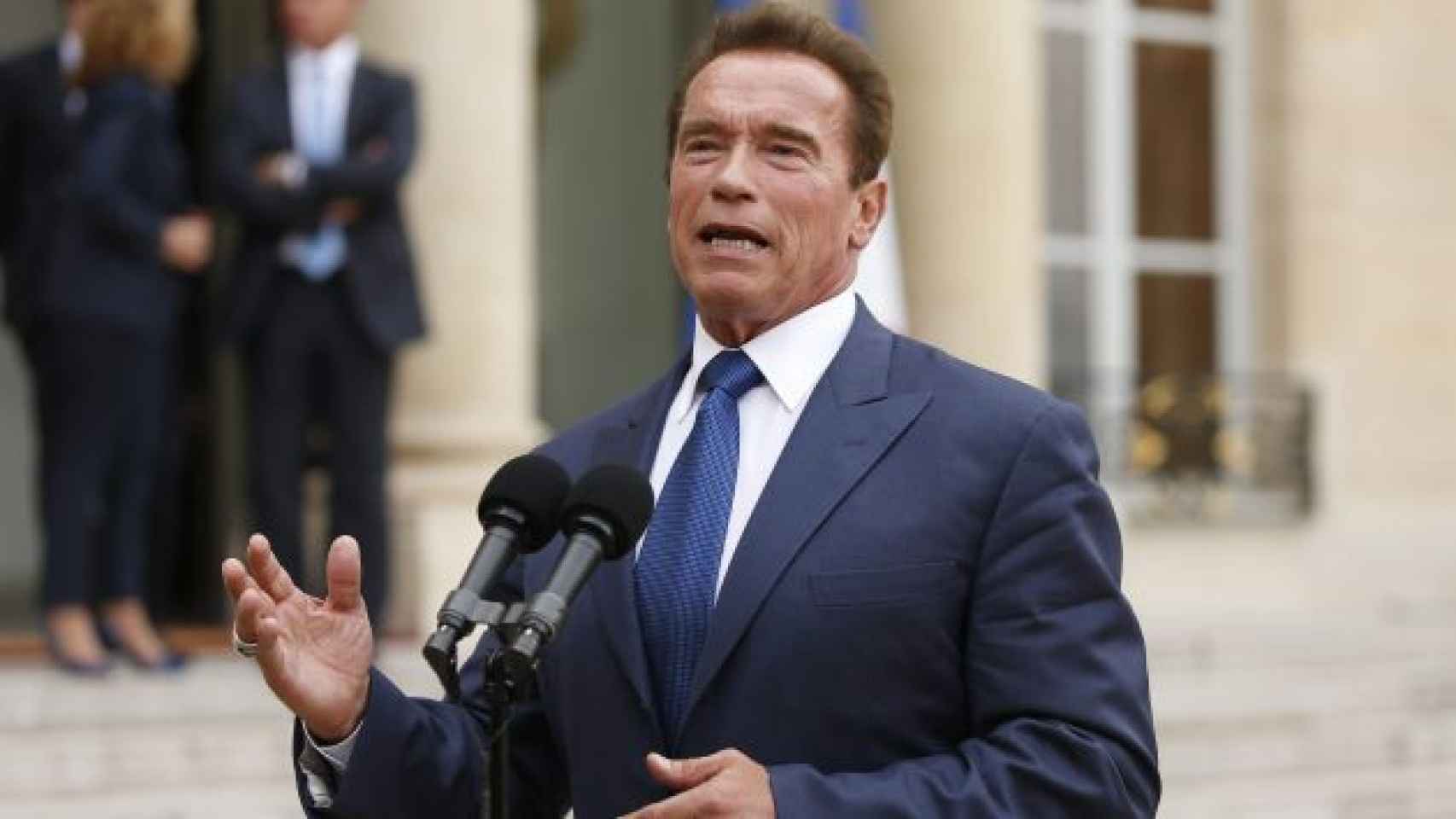 El actor y exgobernador de California, Arnold Schwarzenegger, durante un discurso / EFE