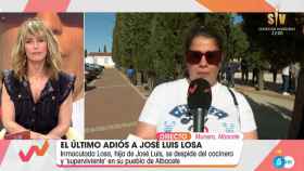 Inma Losa atiende a 'Viva la vida' /TELECINCO