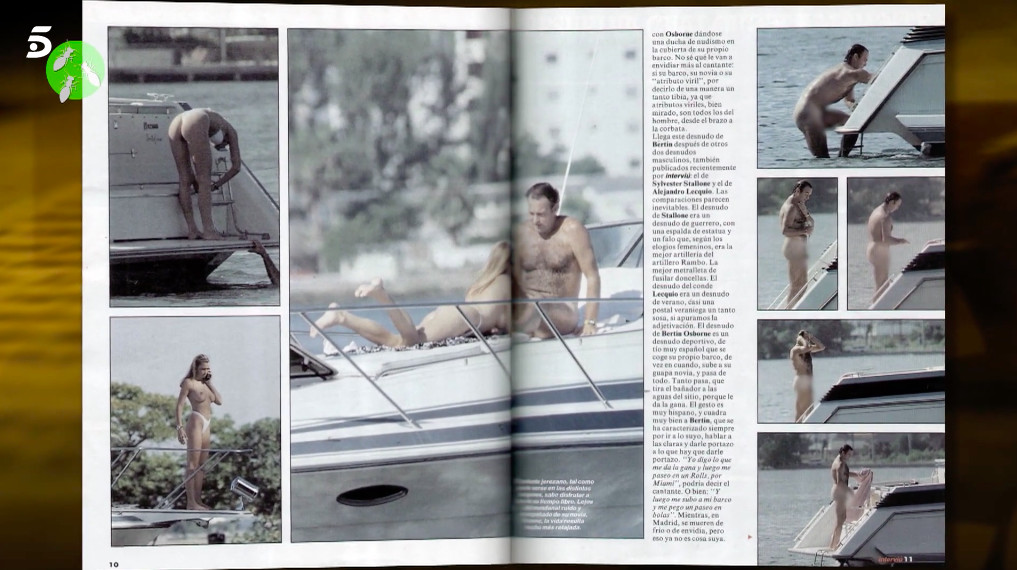 Bertín Osborne fotografiado desnudo a bordo de un yate en Miami / MEDIASET