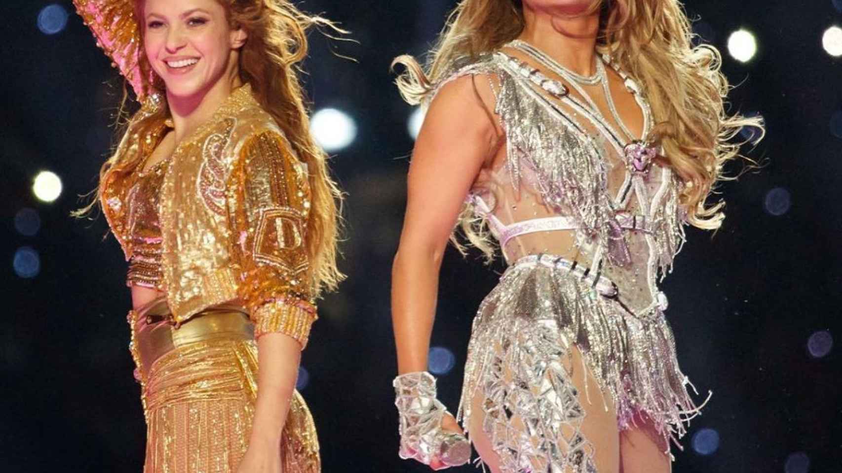 Shakira y Jennifer López en la Super bowl