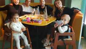 Jordi Alba con su familia / INSTAGRAM