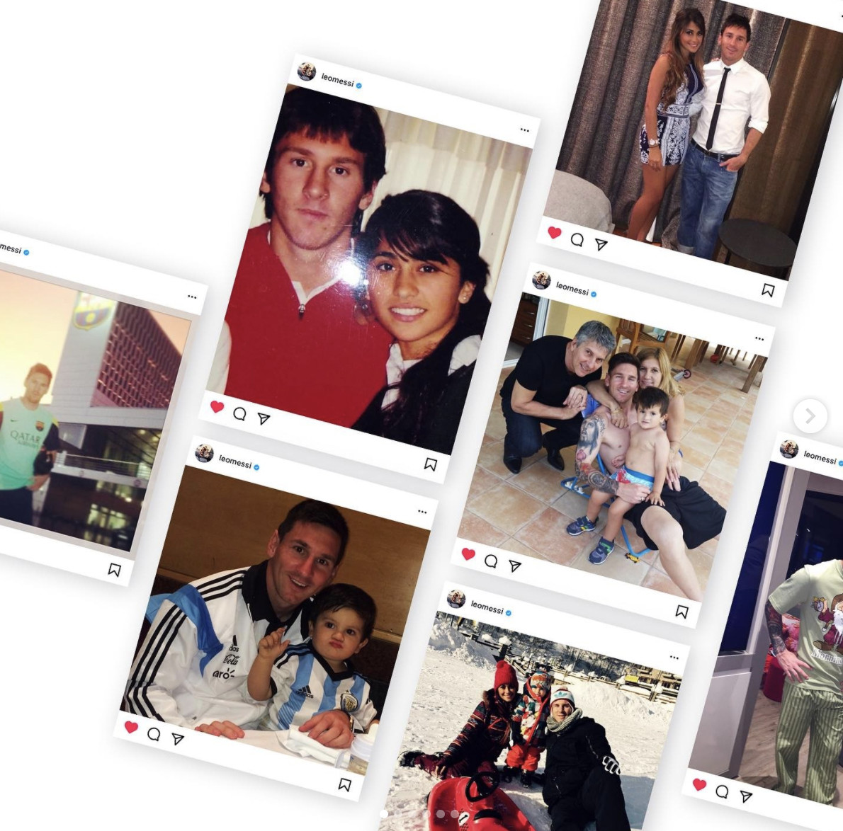 Messi celebra los 300 seguidores en Instagram