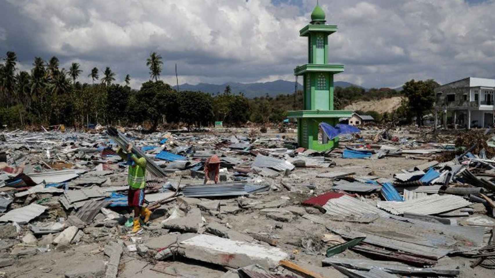 Imagen de las consecuencias del terremoto en Indonesia / EFE