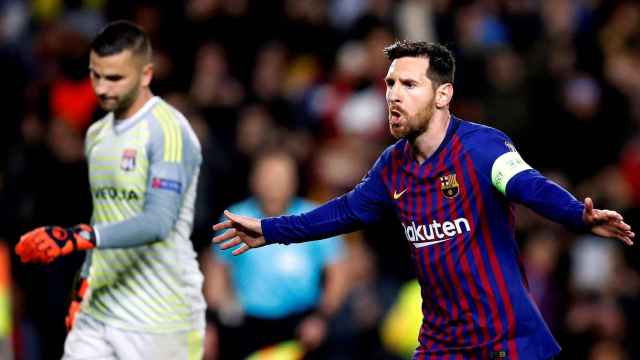 Leo Messi no tuvo nada que envidiar al hat-trick de Messi / EFE