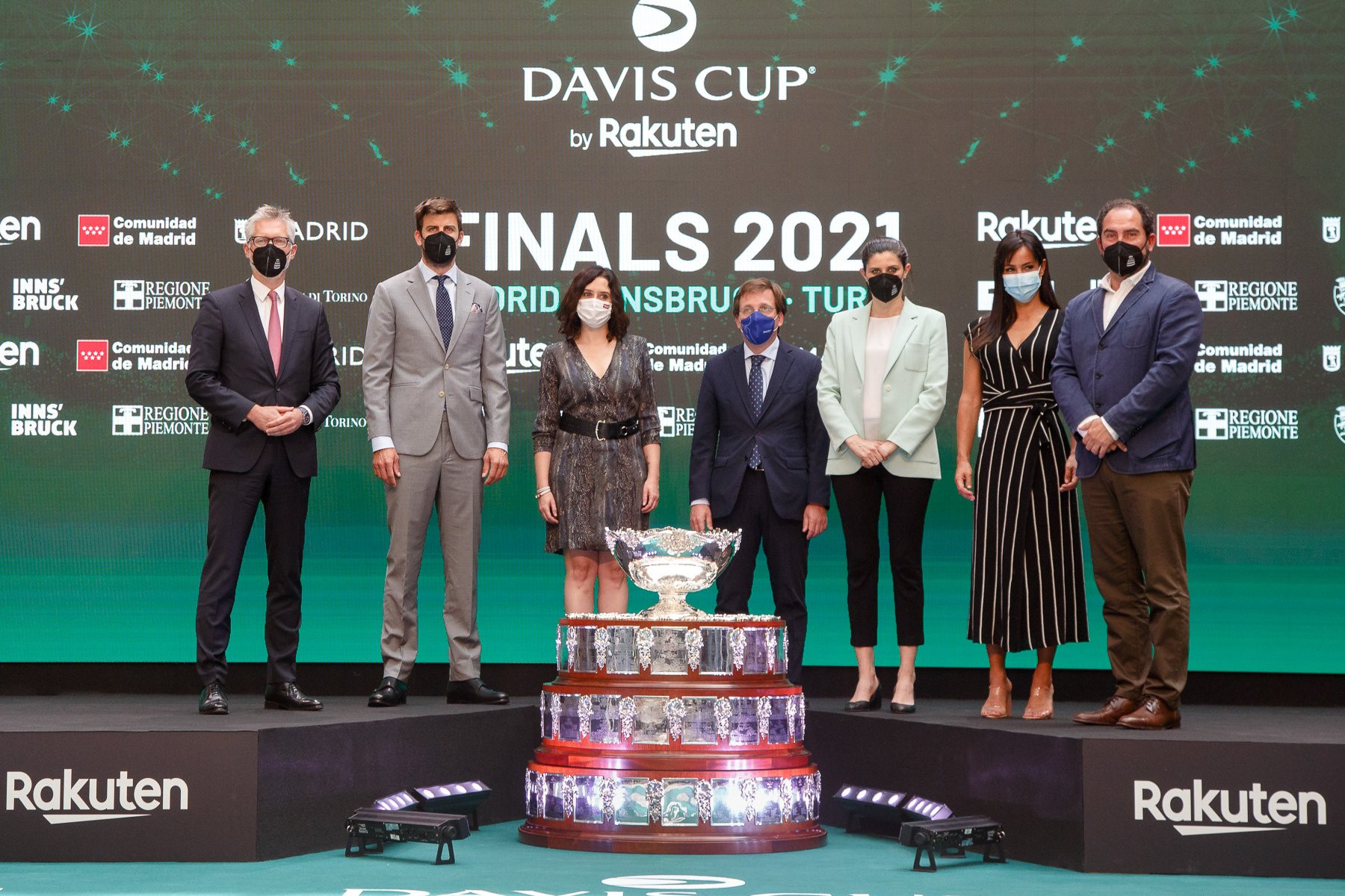 Piqué presentando la Copa Davis 2021 / Kosmos