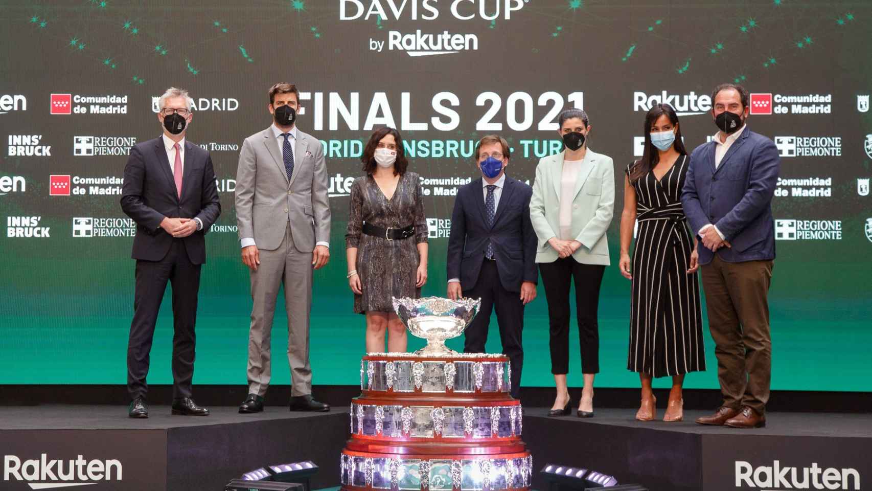 Piqué presentando la Copa Davis 2021 / Kosmos