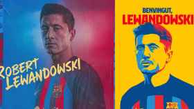 El Barça presenta de forma oficial el fichaje de Robert Lewandowski / FCB
